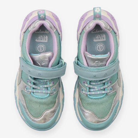 Trainers Purple and Green Mermaid