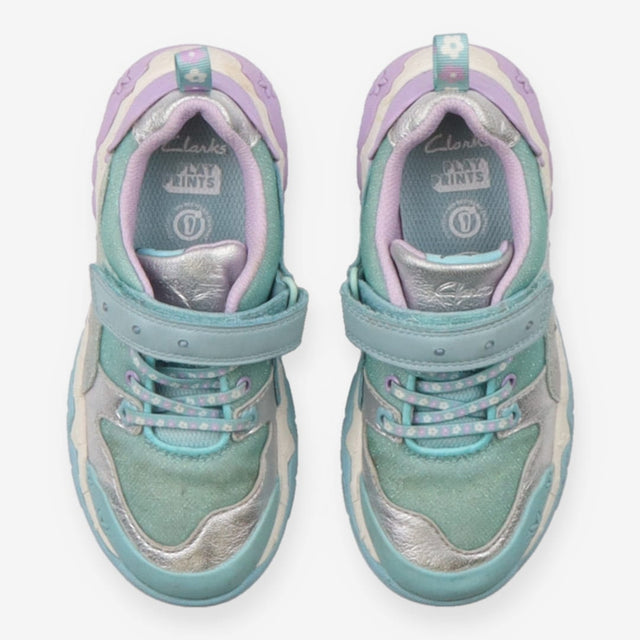 Trainers Purple and Green Mermaid