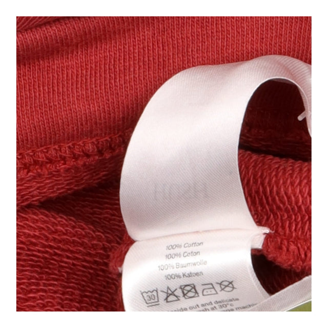 Sweatshirt Burgundy Contrast Stitch Cotton