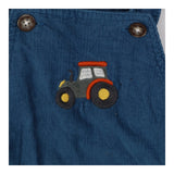 Blue Cord Tractor Dungarees
