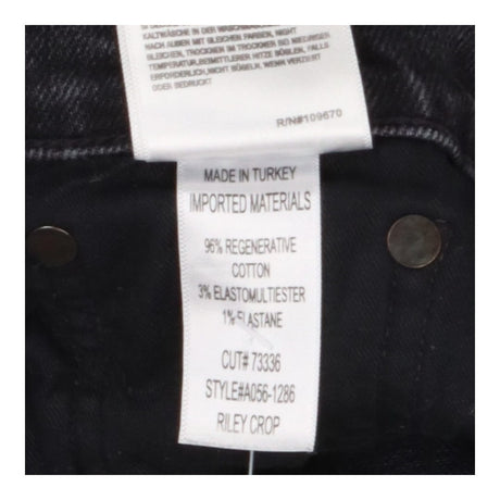 AGOLDE Riley High Rise Straight Crop Stretch Jeans