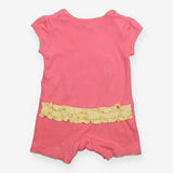 Romper pink embroidered water the flowers