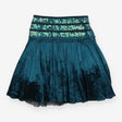 Skirt green stain sequins 
