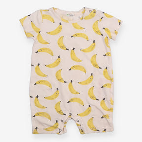 Romper white banana