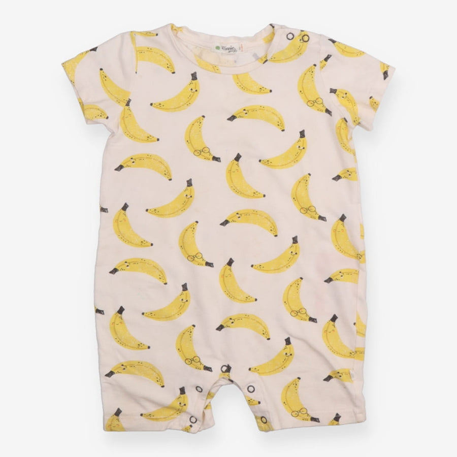 Romper white banana
