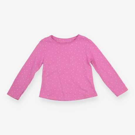 Pink Long Sleeve with Flowers