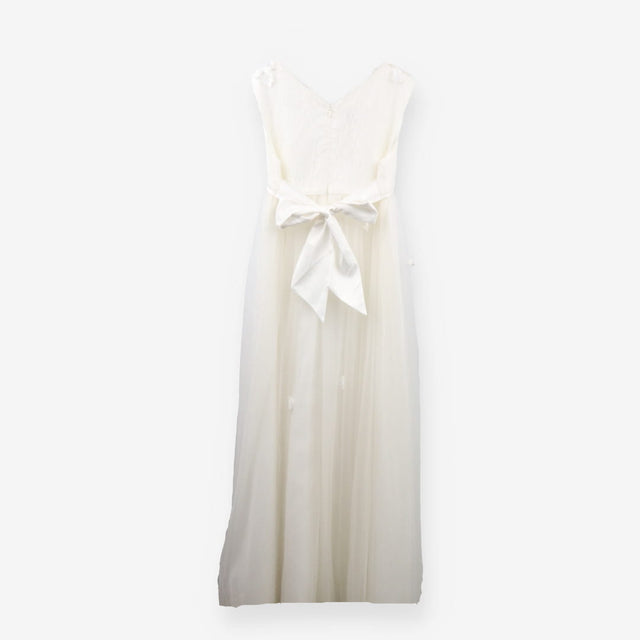 Bridesmaid Dress White Lace Floral
