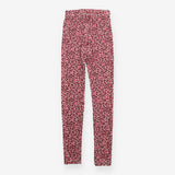 Leggings rib pink leopard