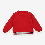 Red jersey sweater sausage dog