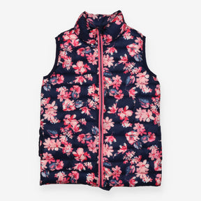 Gilet navy floral
