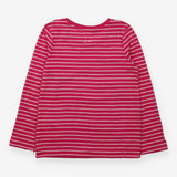 T-shirt pink stripe unicorn