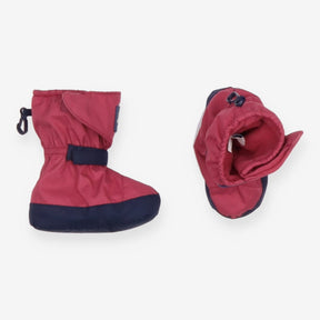 Pram boots pink navy