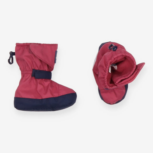 Pram boots pink navy