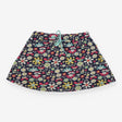 Skort blue flowers butterflies