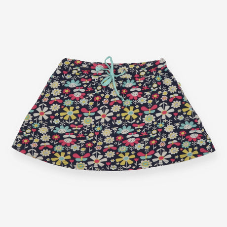 Skort blue flowers butterflies