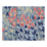 Shirt Dress Floral Long Sleeve Viscose Button Fron