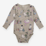 Bodysuit Long Sleeve Greige Moomin