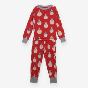 Pyjamas red snowman 