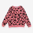 Sweatshirt pink leopard spots and lightning