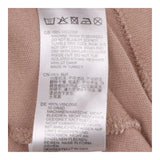 Draped Top Taupe Camel Cowl Neck Long Sleeve