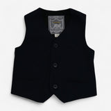 Waist Coat & Trouser Navy 2pcs