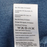 Light wash turn up jeggings