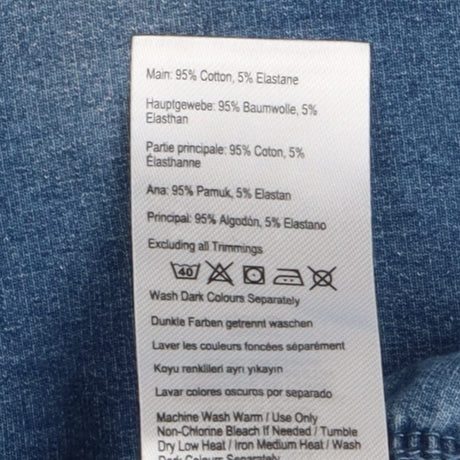 Light wash turn up jeggings