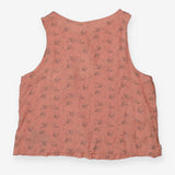 Sleeveless Blouse Coral