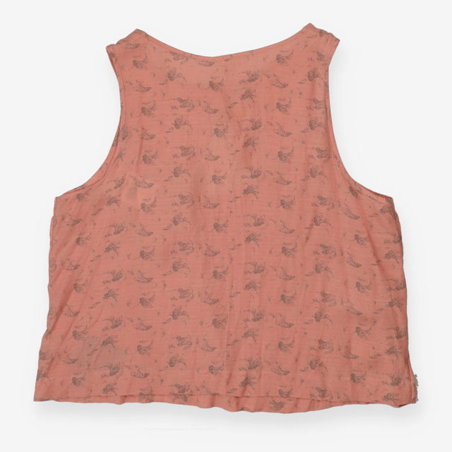 Sleeveless Blouse Coral