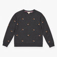 Sweatshirt Grey Toucan Embroidered Crew Neck Ragla