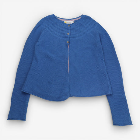 Blue knit cardigan 3 button