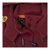 Leighton Damson Berry Wool Duffle Coat Hooded