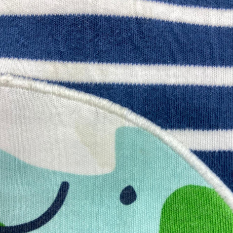 Blue Stripe Happy Earth Tee