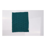 Snood Teal Green Merino Wool Lace Knit Scarf