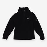 Black half zip fleece