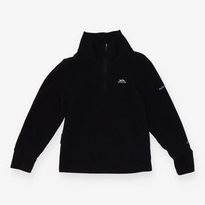 Black half zip fleece