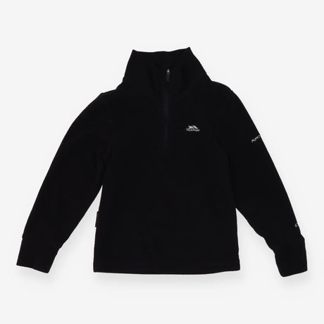 Black half zip fleece