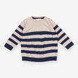 Sweater Knit Navy Stripe