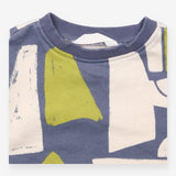 Sweater multi shapes blue