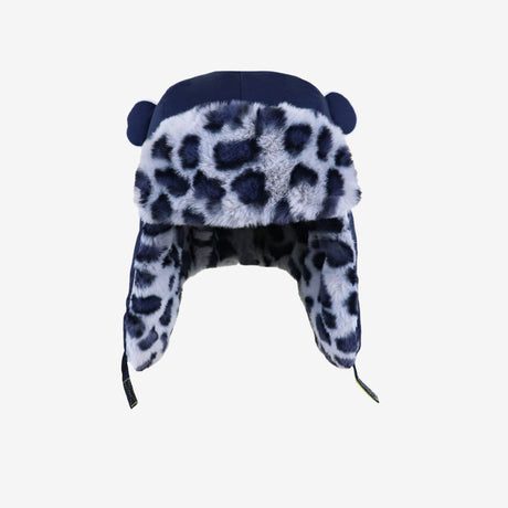 Arctic Cub Hat Navy Leopard