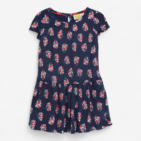 Dress navy flower bouquet 