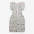 Green Parachuting Bunnies Swaddle Sleeping Bag