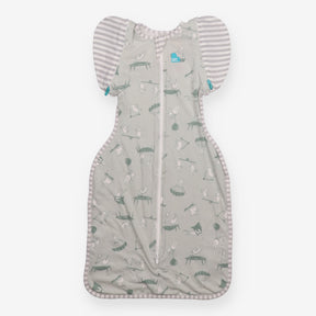 Green Parachuting Bunnies Swaddle Sleeping Bag