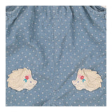 Dungaree Cord Blue Spotted Hedgehogs