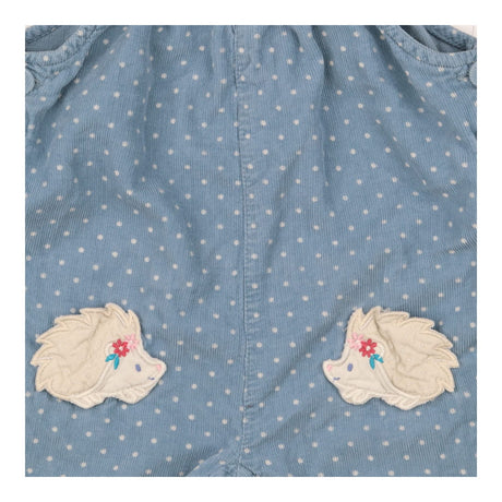 Dungaree Cord Blue Spotted Hedgehogs