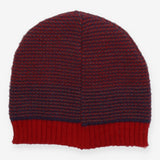 Quintessential Knitted Hat Red and Blue