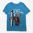 T-shirt Blue Minecraft