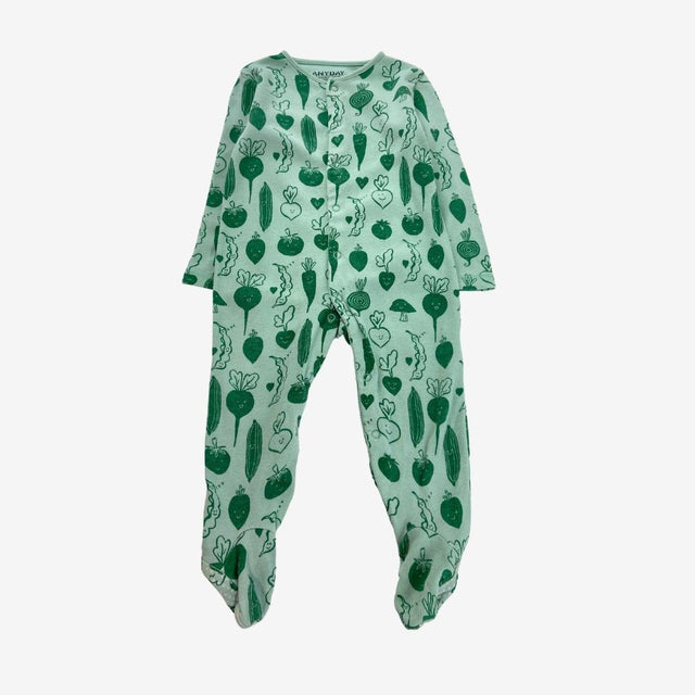 Green Veggies Sleepsuit