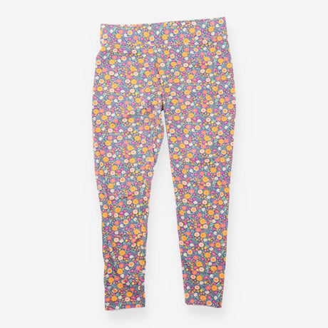 Leggings Dark Blue Floral Organic Cotton