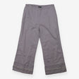Trousers linen lilac sequin hem